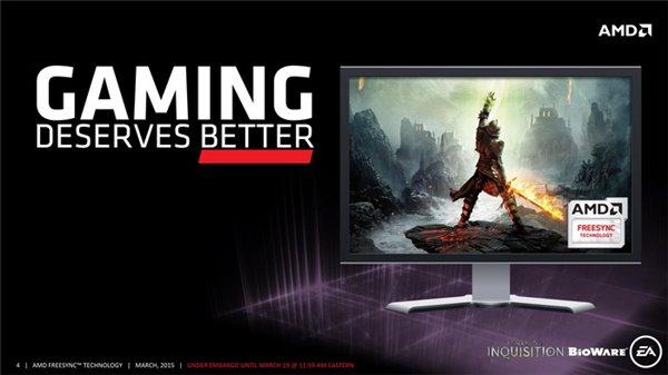 FreeSync不止于PC显示器，AMD还要推广到TV电视上