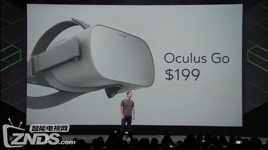 扎克伯格发布入门级VR设备 Oculus Go计划明年面市