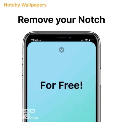 Notchy Wallpapers上架APP Store:可以隐藏iPhone X刘海 Notchy Wallpapers上架APP Store:可以隐藏iPhone X刘海