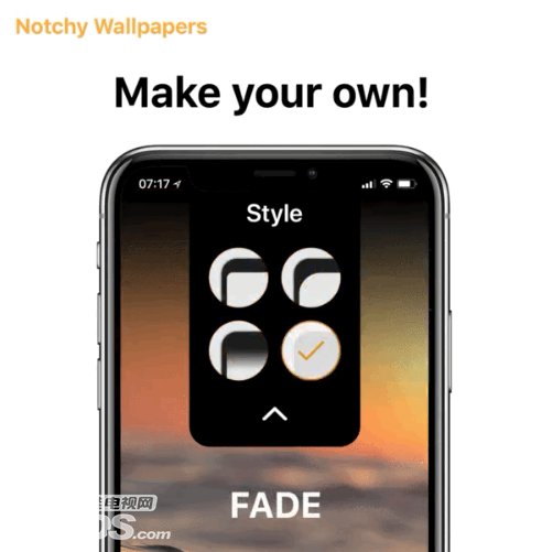 Notchy Wallpapers上架APP Store:可以隐藏iPhone X刘海 Notchy Wallpapers上架APP Store:可以隐藏iPhone X刘海