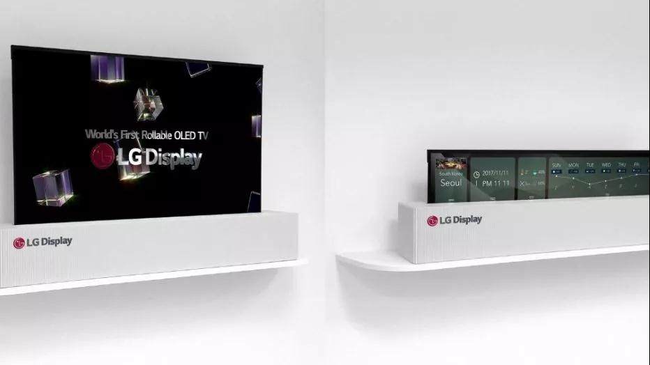 LG推出65英寸可卷曲柔性屏OLED电视