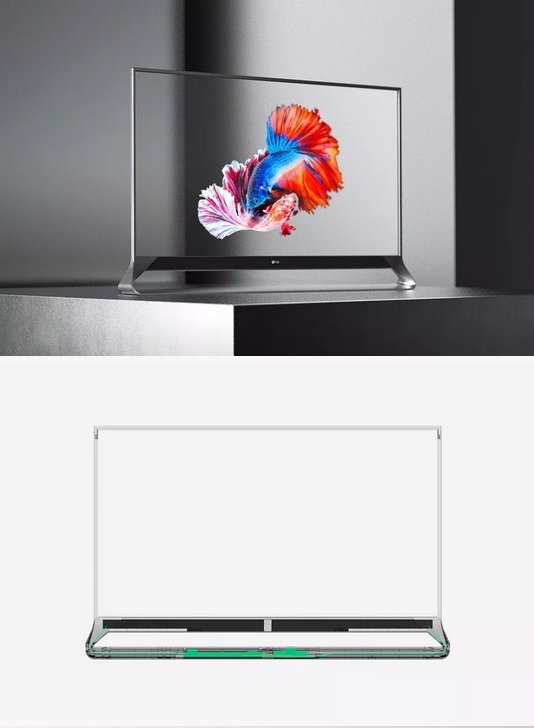 惊艳万分！再秀黑科技！LG透明OLED电视真机了解一下！