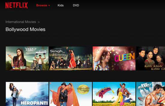 印度成Netflix最大亚洲市场