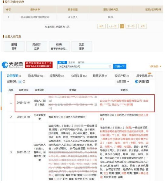 马云转让出清淘宝股权 张勇、赵颖等5名高管接盘 马云转让出清淘宝股权 张勇、赵颖等5名高管接盘