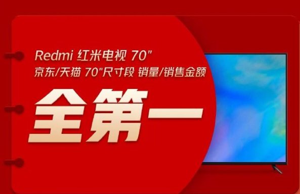Redmi红米电视70吋尺寸段销量第一 大屏低价还能延续多久？