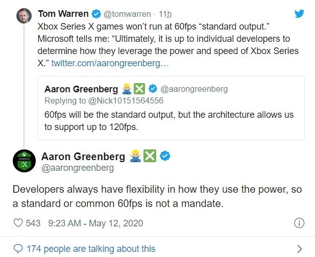 Xbox市场主管回应60帧之争：画面帧数开发者决定