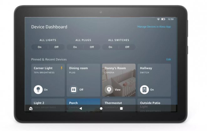 亚马逊Fire平板推出新智能家居控制按钮