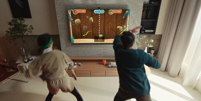 当贝体感游戏《沙滩水果》上线华为智慧屏V Pro 全场景游戏体验升级