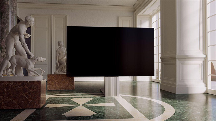 全球首款137英寸可折叠MicroLED电视亮相CES 2024