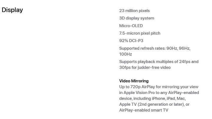 苹果Vision Pro支持隔空播放：佩戴者可向他人展示头显内容