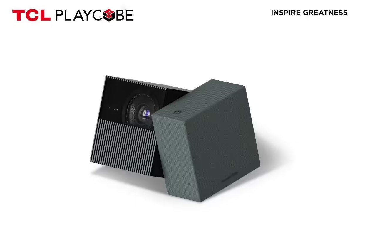 CES 2025:TCL Playcube便携式投影仪新品发布,创新“魔方”设计