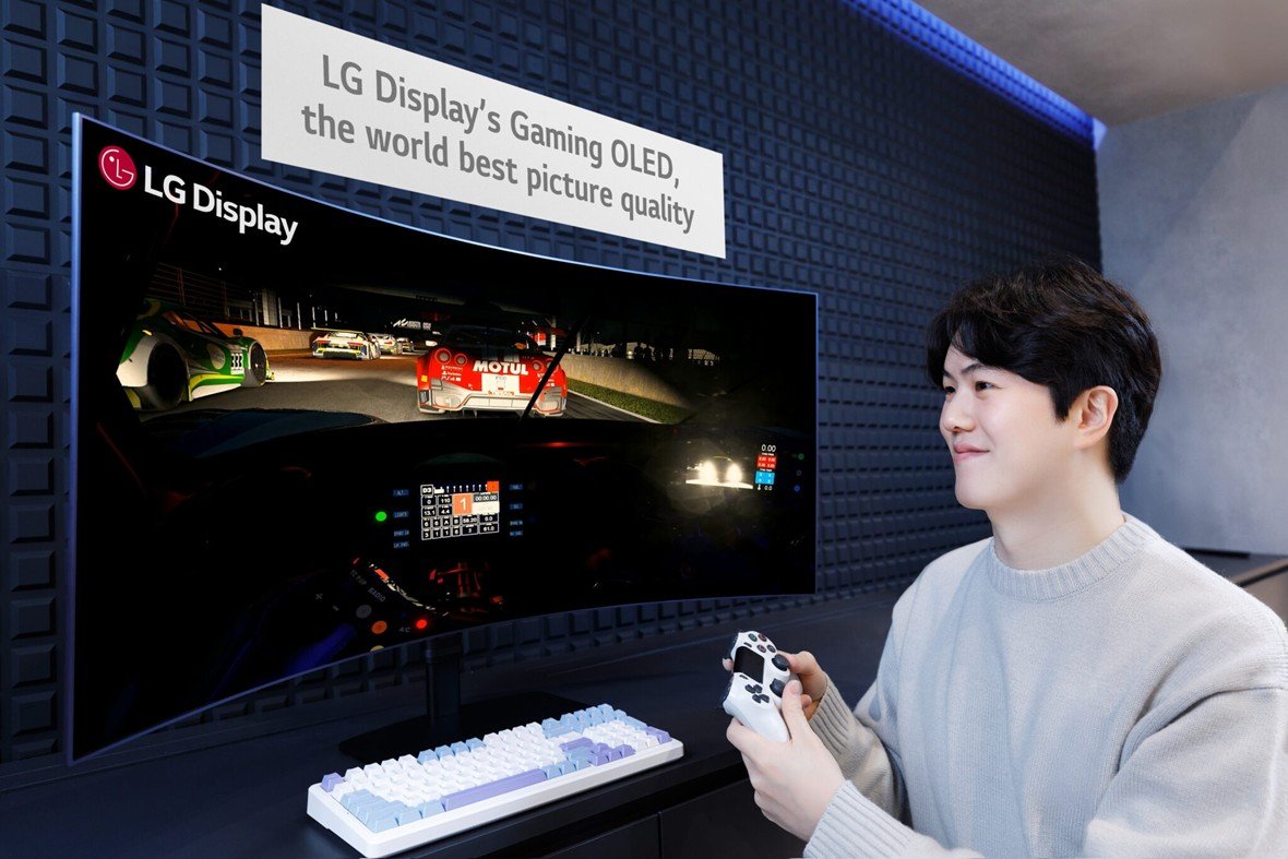 LG Display 45英寸5K2K游戏OLED面板正式量产，加速进军高端游戏显示市场