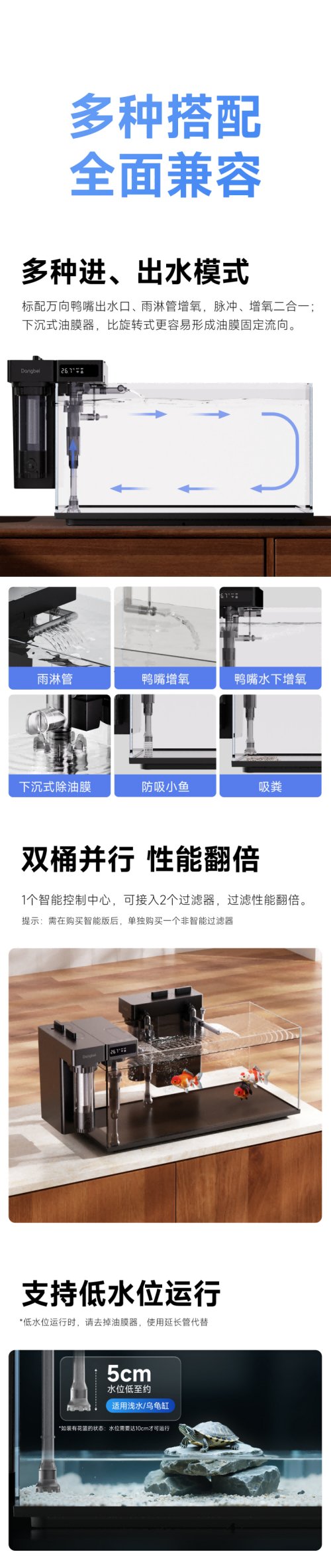 当贝鱼缸过滤器N1 800AI智能版震撼上市,售价399元 当贝鱼缸过滤器N1 800AI智能版震撼上市,售价399元