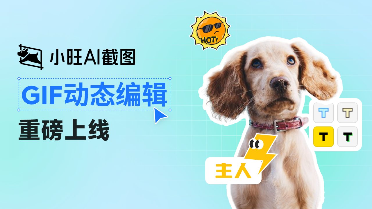 小旺AI截图GIF动态编辑