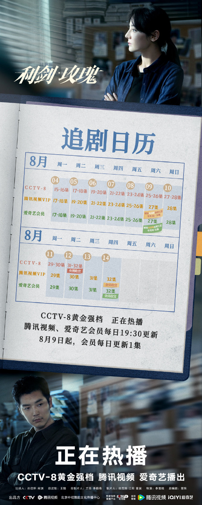 迪丽热巴电视剧利剑玫瑰追剧日历更新中+剧情深度解析