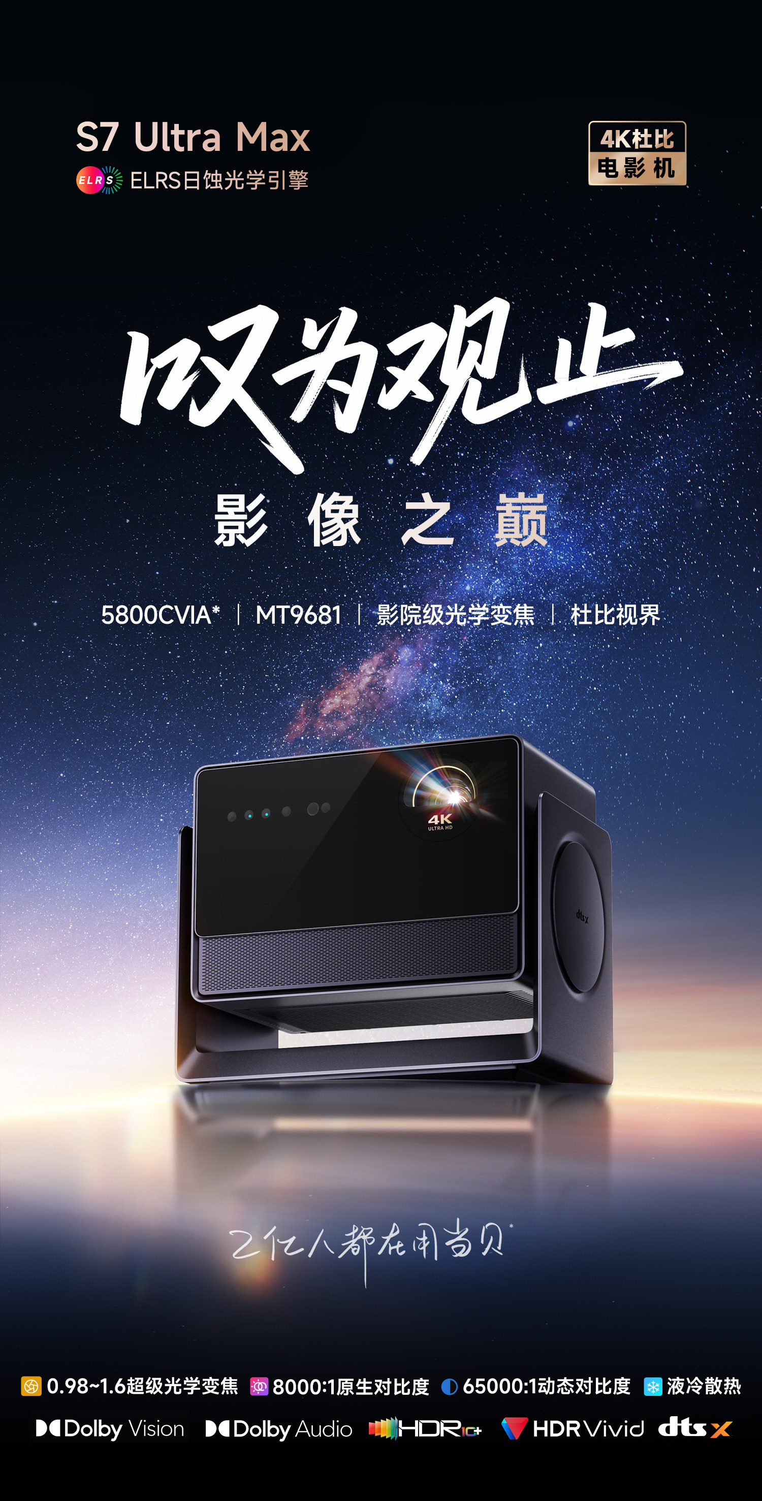 当贝S7 Ultra Max投影仪