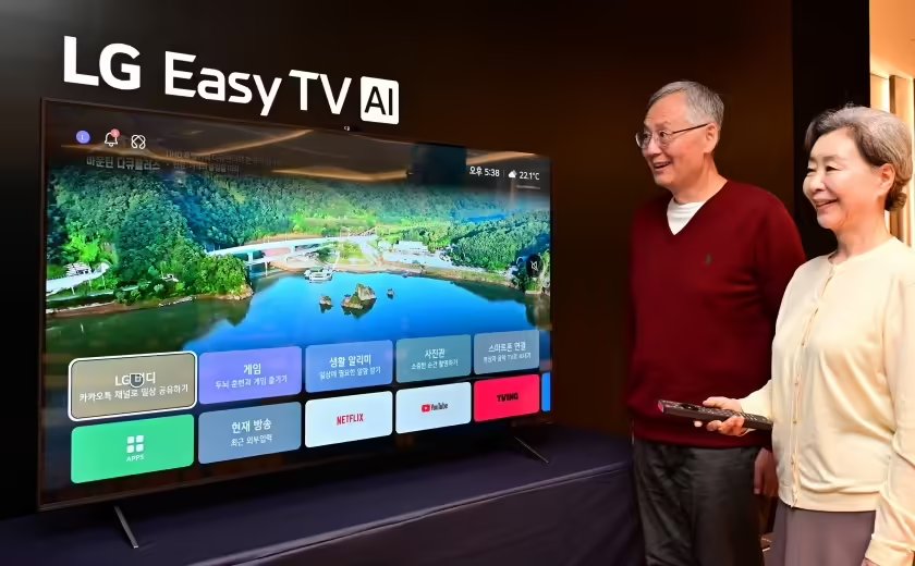 LG推出老年人友好电视LG Easy TV：简化操作，重新设计遥控器