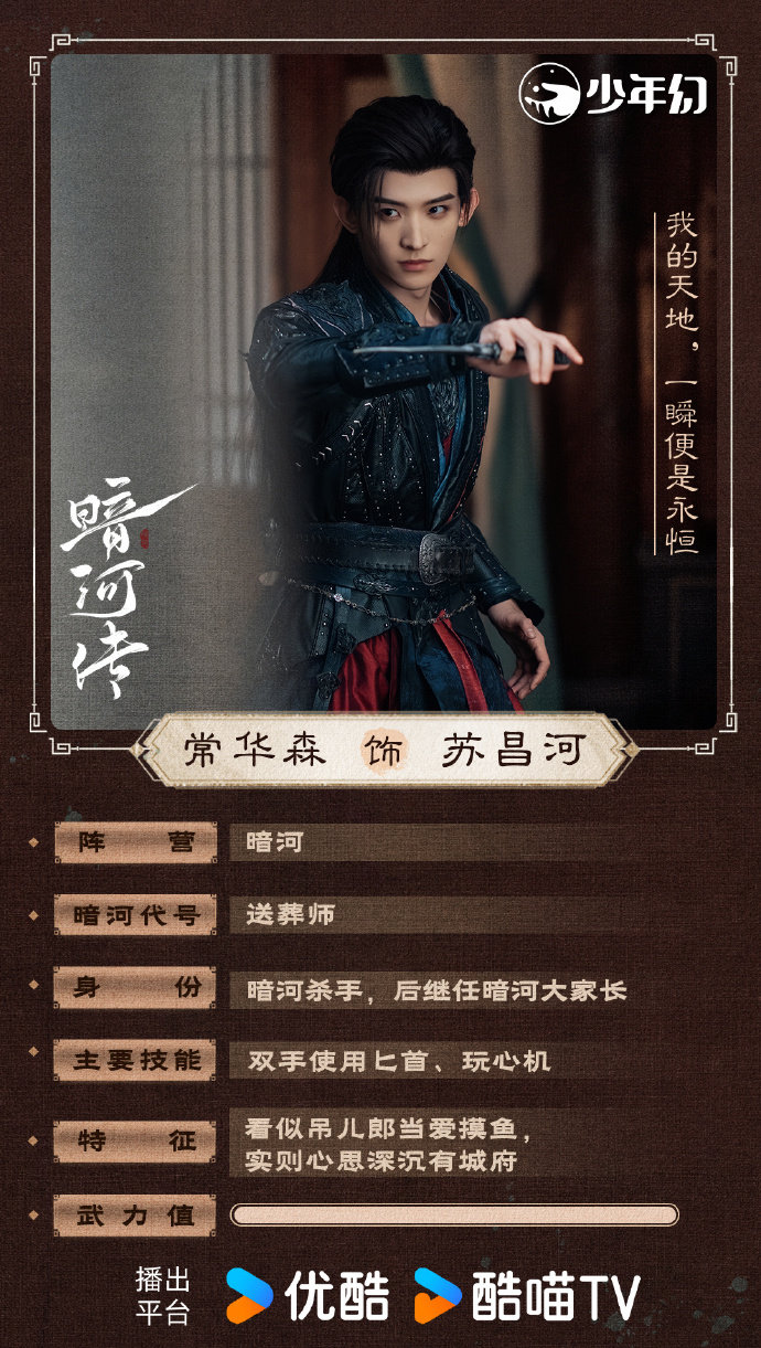 龚俊《暗河传》定档优酷独播,暗河传追剧更新日历+人物关系图 龚俊《暗河传》定档优酷独播,暗河传追剧更新日历+人物关系图