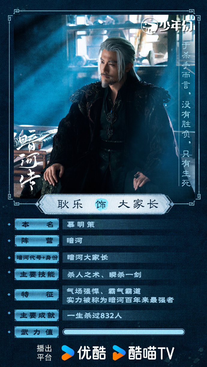 龚俊《暗河传》定档优酷独播,暗河传追剧更新日历+人物关系图 龚俊《暗河传》定档优酷独播,暗河传追剧更新日历+人物关系图