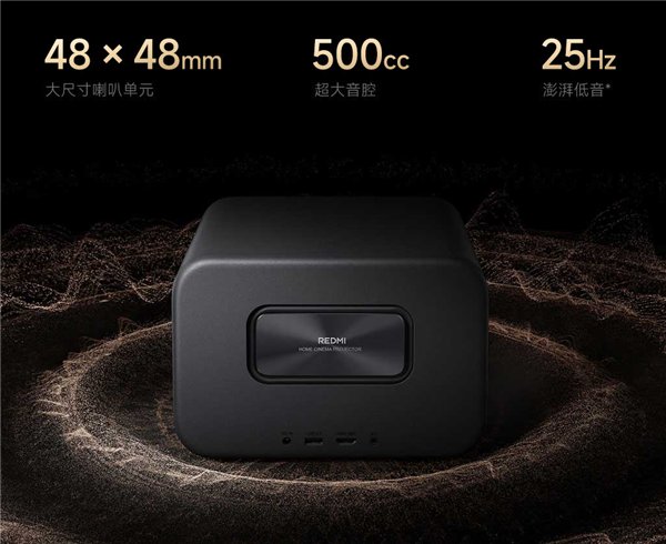 首发1499元 REDMI投影仪4 Pro发布:600CVIA流明不虚标 120英寸巨幕