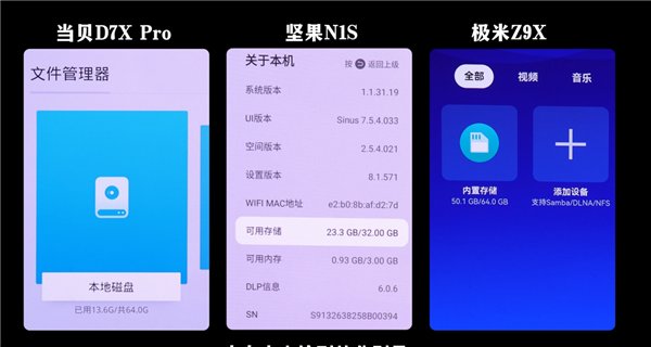 2025双十一3000元卧室投影仪怎么选?当贝D7X Pro/坚果N1S/极米Z9X实测