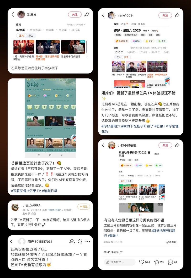 真实用户的声音