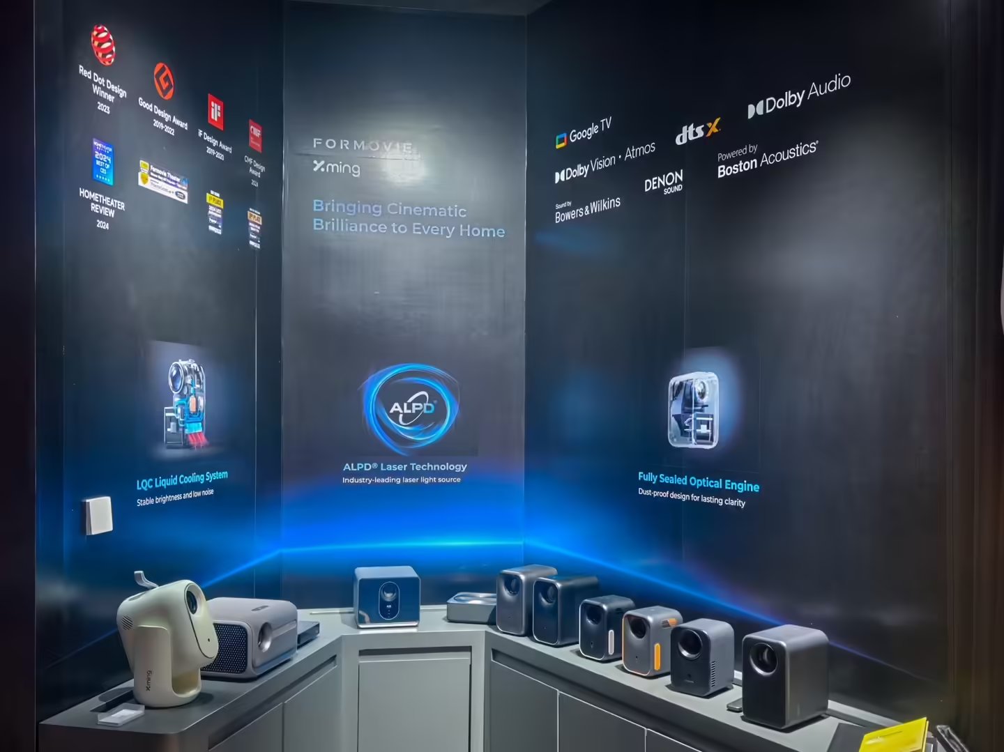 峰米联合小明投影亮相CES 2026 液冷技术与Google TV新品引关注