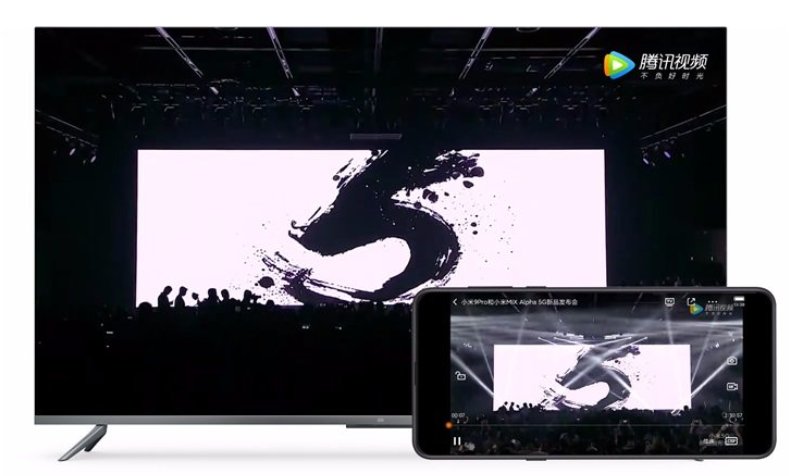 视频软件直接投屏到小米电视