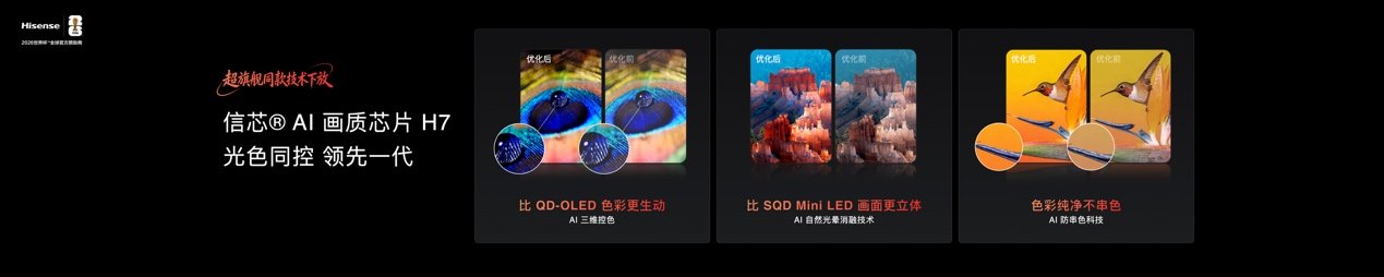 海信发布E7S Pro终结取舍困境，玲珑真彩背光开启“原生色彩”时代