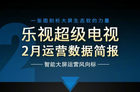 一张图解读2月份乐视超级电视大屏生态的软力量！