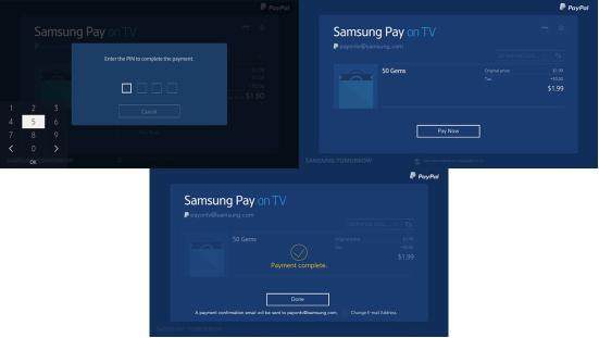 Samsung Pay登陆三星智能电视 但还不能买东西