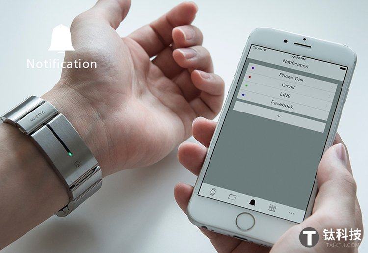 Wena Wrist智能手表 主打三项智能功能
