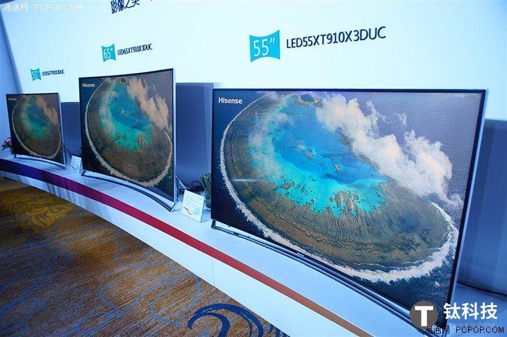ULED旗舰新机 海信公布XT910曲面电视 
