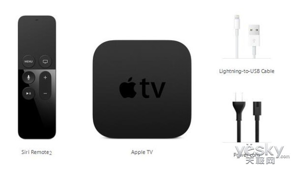新款Apple TV机顶盒在美开启预订 149美元起