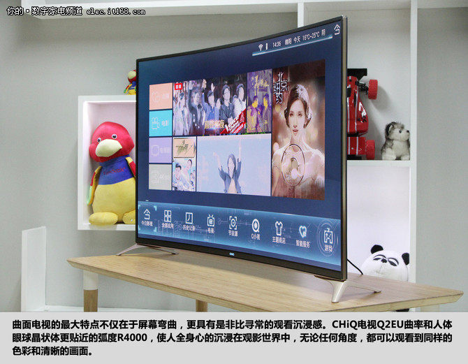 曲面+超薄+HDR CHiQ电视4K屏幕优势解读
