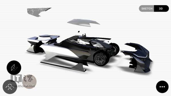 贾跃亭旗下法拉第电动车概念图亮相：蝙蝠车？