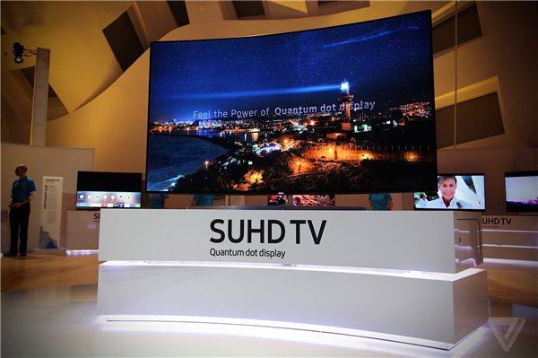 三星发布新款SUHD量子点电视：超窄边框+曲面屏