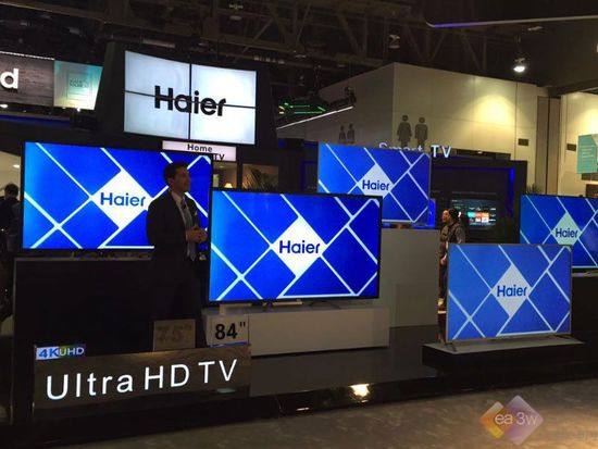 直击CES2016：海尔Ultra HD TV惊艳亮相 