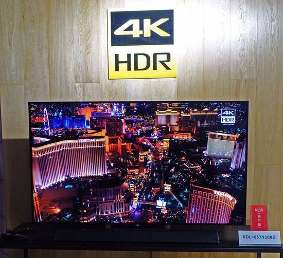 首登国内舞台索尼4K HDR新款电视图赏