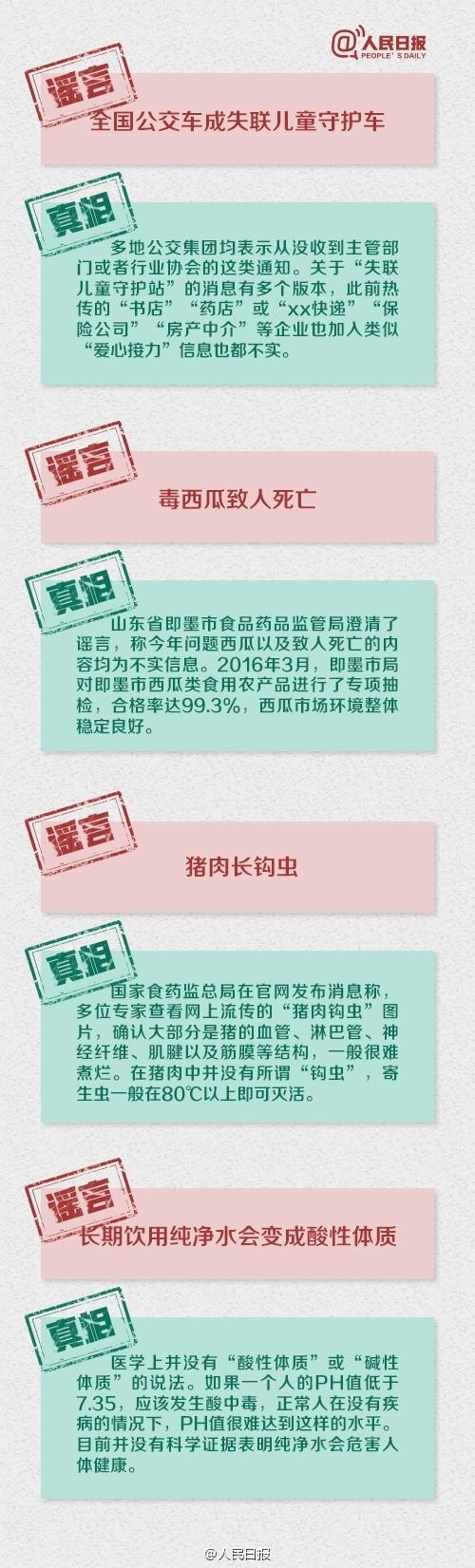 2016谣言大汇总 看看你信了几个?