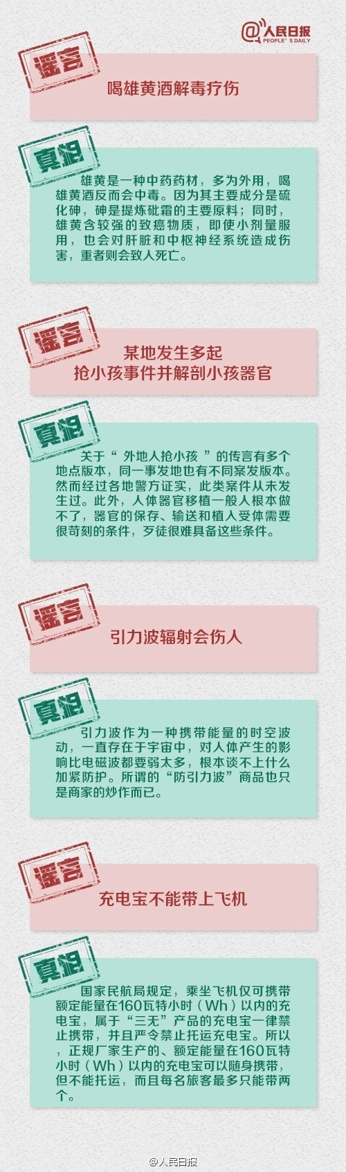 2016谣言大汇总 看看你信了几个?