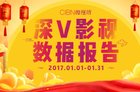 【数据报告】CIBN微视听深V影视1月月报