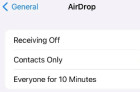 iPhone AirDrop隔空投送将推出对所有人开放10分钟