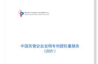 《中国民营企业发明专利授权量报告（2021）》发布：华为位列首位（含报告全
